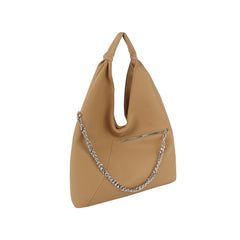 Chain Zipper Detail Hobo