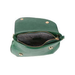 Unique Design Shiny Leather Saddle Bag