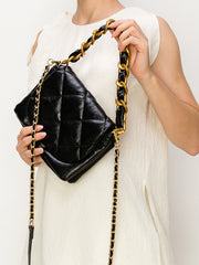 Chain Satchel Shoulder Tote Bag Purse