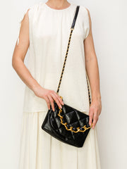 Chain Satchel Shoulder Tote Bag Purse