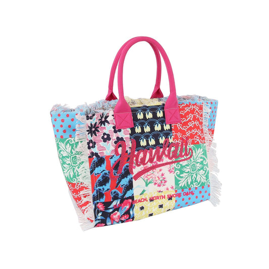 Hawaii vacation beach printing tote