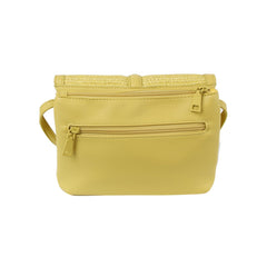 Flap Straw Vacation Crossbody Bag