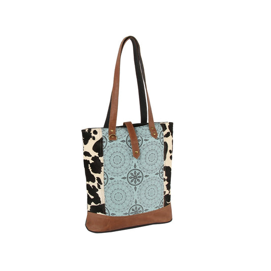 Western style printing long tote