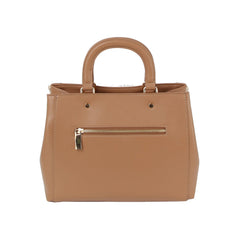 Soft Leather Side Stitch Detail Tote