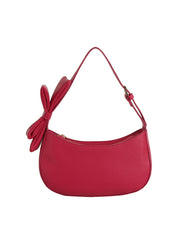 Bow Accent Strap Shoulder Bag
