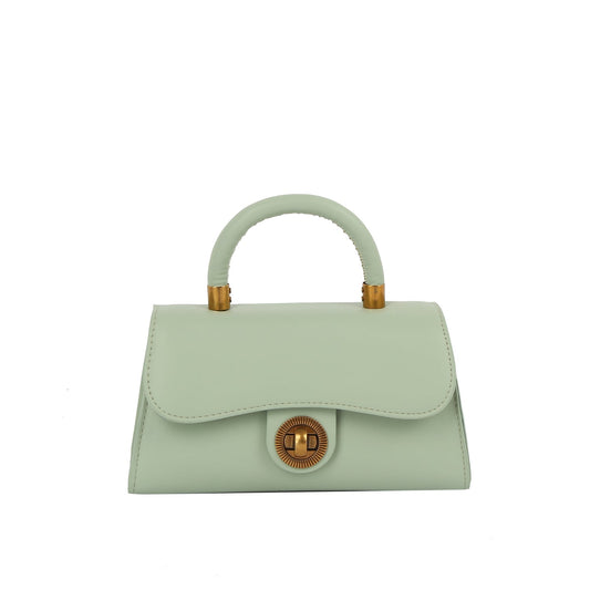 Vintage Top Handle Mini Turn-Lock Satchel