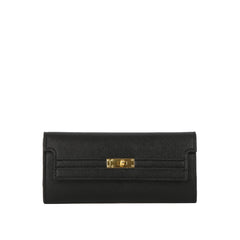 Structured Turn-Lock Slim Wallet