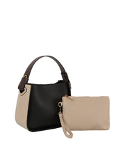 2 In 1 Women Multicolor Hobo Tote Bag And Purse Set