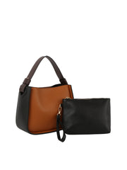 2 In 1 Women Multicolor Hobo Tote Bag And Purse Set