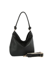 Knotted Handle Slouch Shoulder Bag