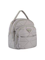 Quilted daily convertible backpack