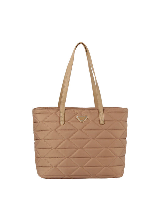 2 in 1 Quilted big tote with pouch