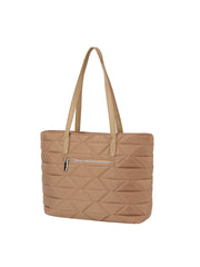 2 in 1 Quilted big tote with pouch