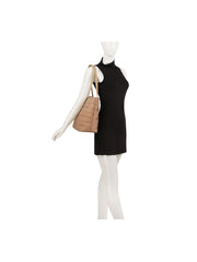 2 in 1 Quilted big tote with pouch