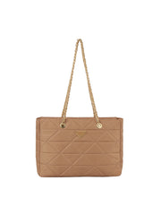 2 in 1 Nylon vacation tote bag with matching pouch