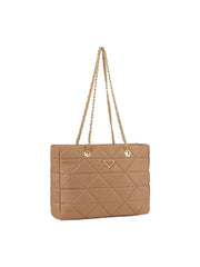2 in 1 Nylon vacation tote bag with matching pouch