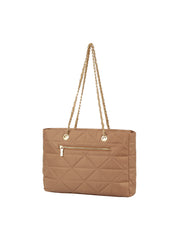 2 in 1 Nylon vacation tote bag with matching pouch