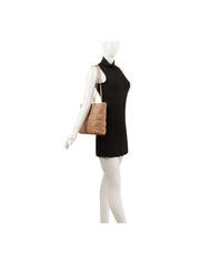 2 in 1 Nylon vacation tote bag with matching pouch