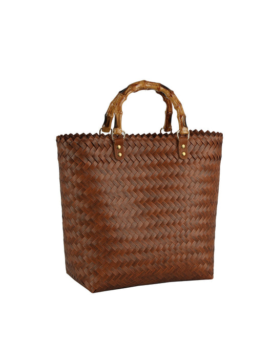 Woven Top Handle Market Tote