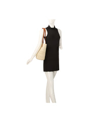 Straw Woven Long Handle Shoulder Tote Bag