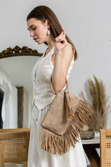 Braided ring handle wristlet