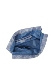 Denim Large Hobo Tote Bag With Chain Detail Strap