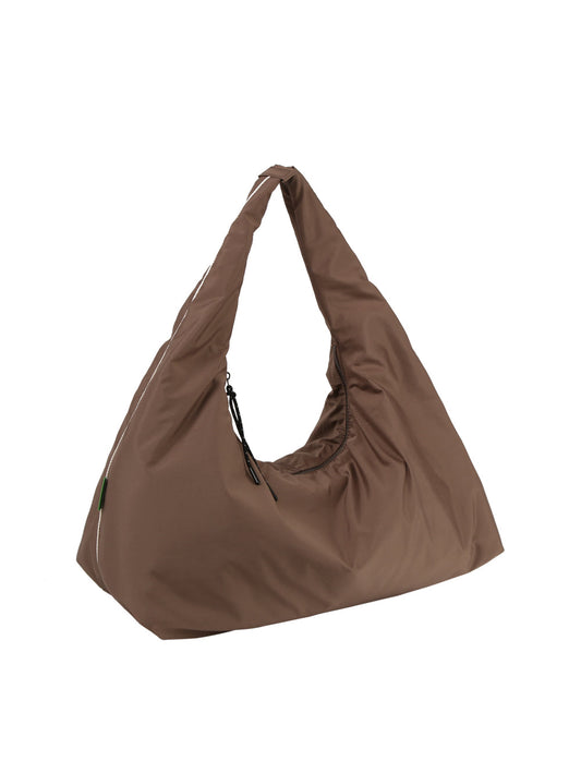 Padded Pyramid Hobo Bag