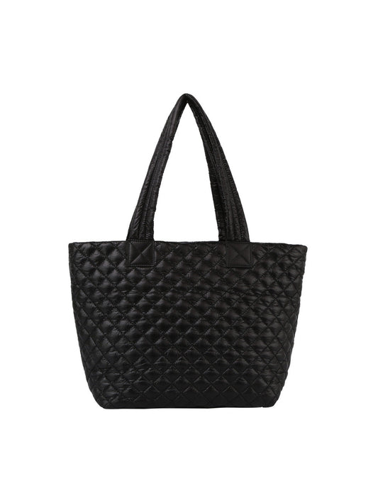 Quilted tote travel bag