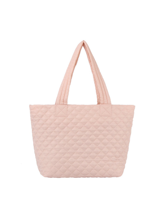 Quilted tote travel bag