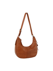 Classic Western Style Buckle Point Hobo Crossbody
