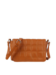 Front Flap Designed Soft Leather Crossbody
