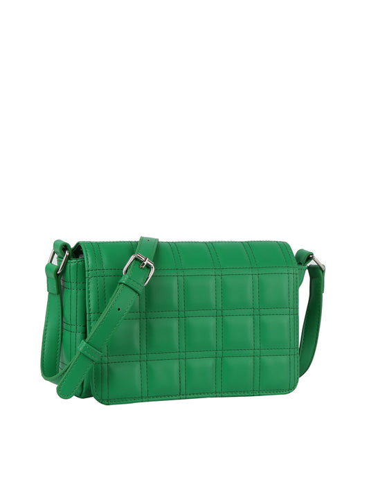 Front flap designed soft leather crossbody