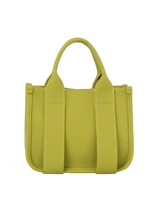 Soft leather mini tote