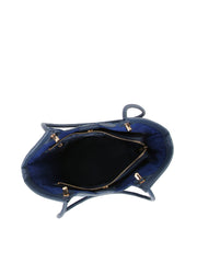 Denim Matelassé Style Tote Bag