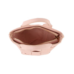 Woven Basket Shape Crossbody Top Handle Bag