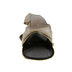 Front Pocket Travel Leather Sling Bag