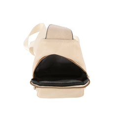 Front Pocket Travel Leather Sling Bag