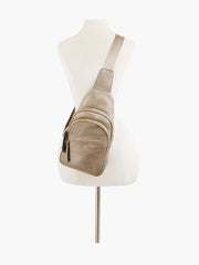 Multi Pocket Front Crossbody Sling