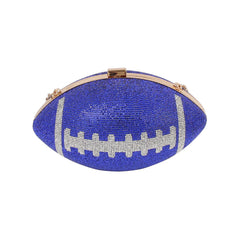 Rhinestone Studded Football Bag
