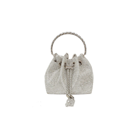 Rhinestone covered petite evening bag