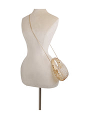 Gem studded unique evening clutch