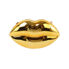 Shiny Mouth Crystal Evening Clutch