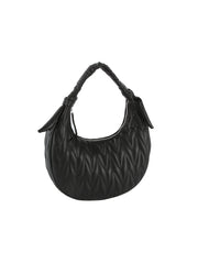 Knitted Pattern Hobo Bag