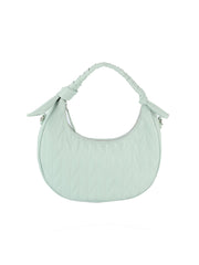 Knitted Pattern Hobo Bag