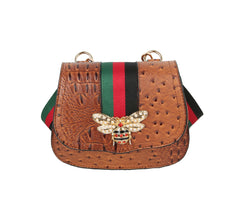 Women Crocs Guitar Strap Crossbody Purse