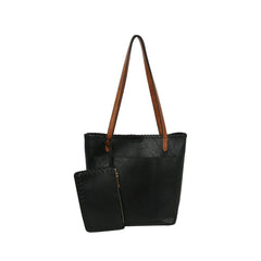 2 in 1 Fashion Leather Tote Hobo Bag