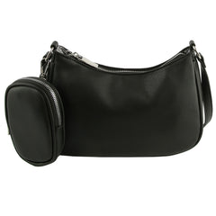 Daily Crossbody Bag With Small Pocket Key Ring