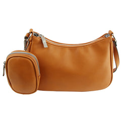 Daily Crossbody Bag With Small Pocket Key Ring