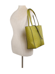 3 in 1 crocodile leather tote, satchel and purse set