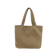Woven 2-In-1 Tote With Pouch